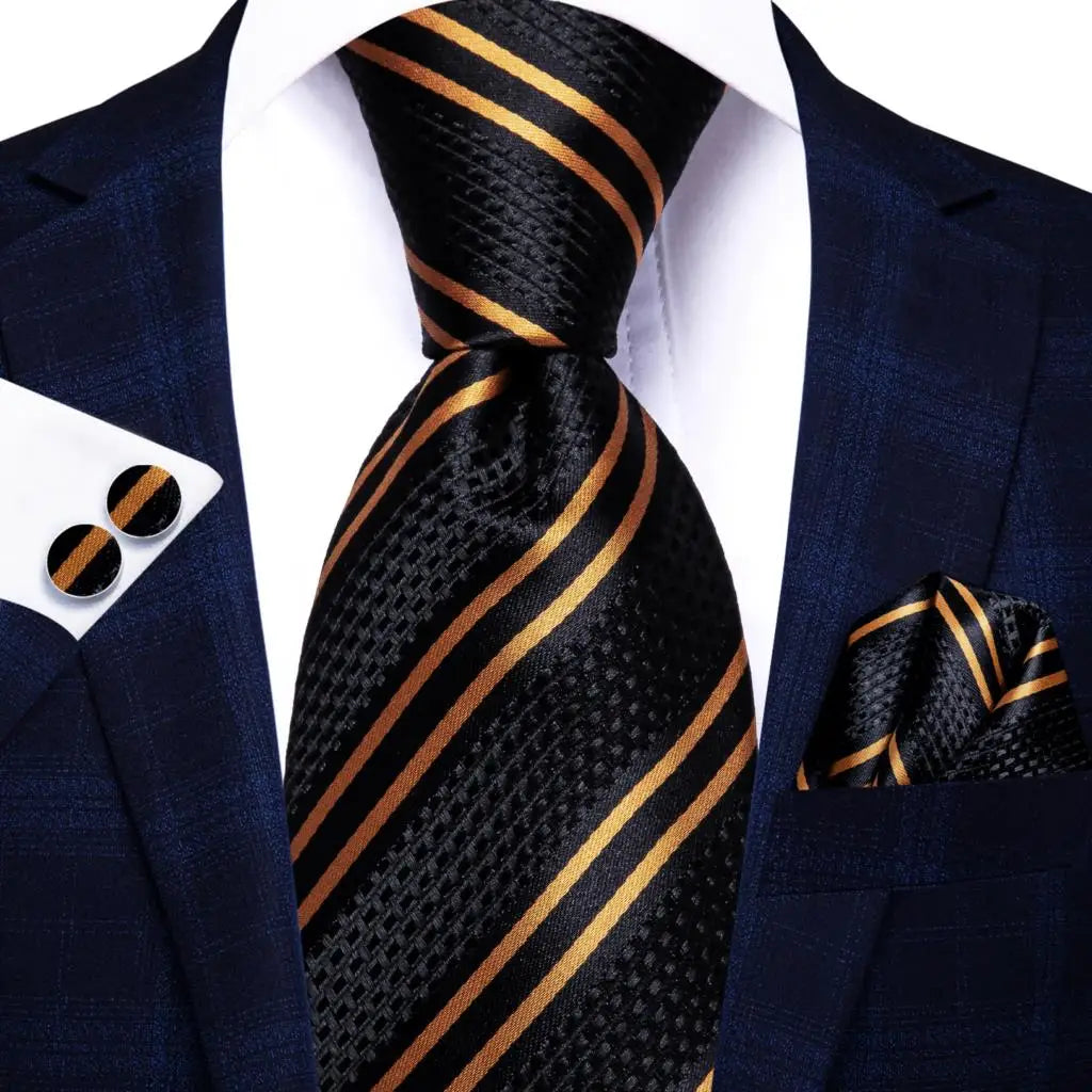 Blue Business Solid 100% Silk Men'S Tie Necktie 8.5Cm Ties for Men Formal Luxury Wedding High Quality Gravata