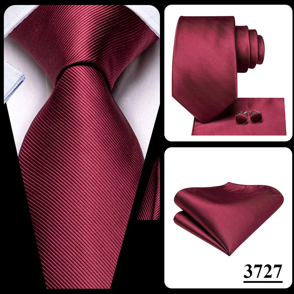 HI-TIE - 3 Piece Red Color Collection