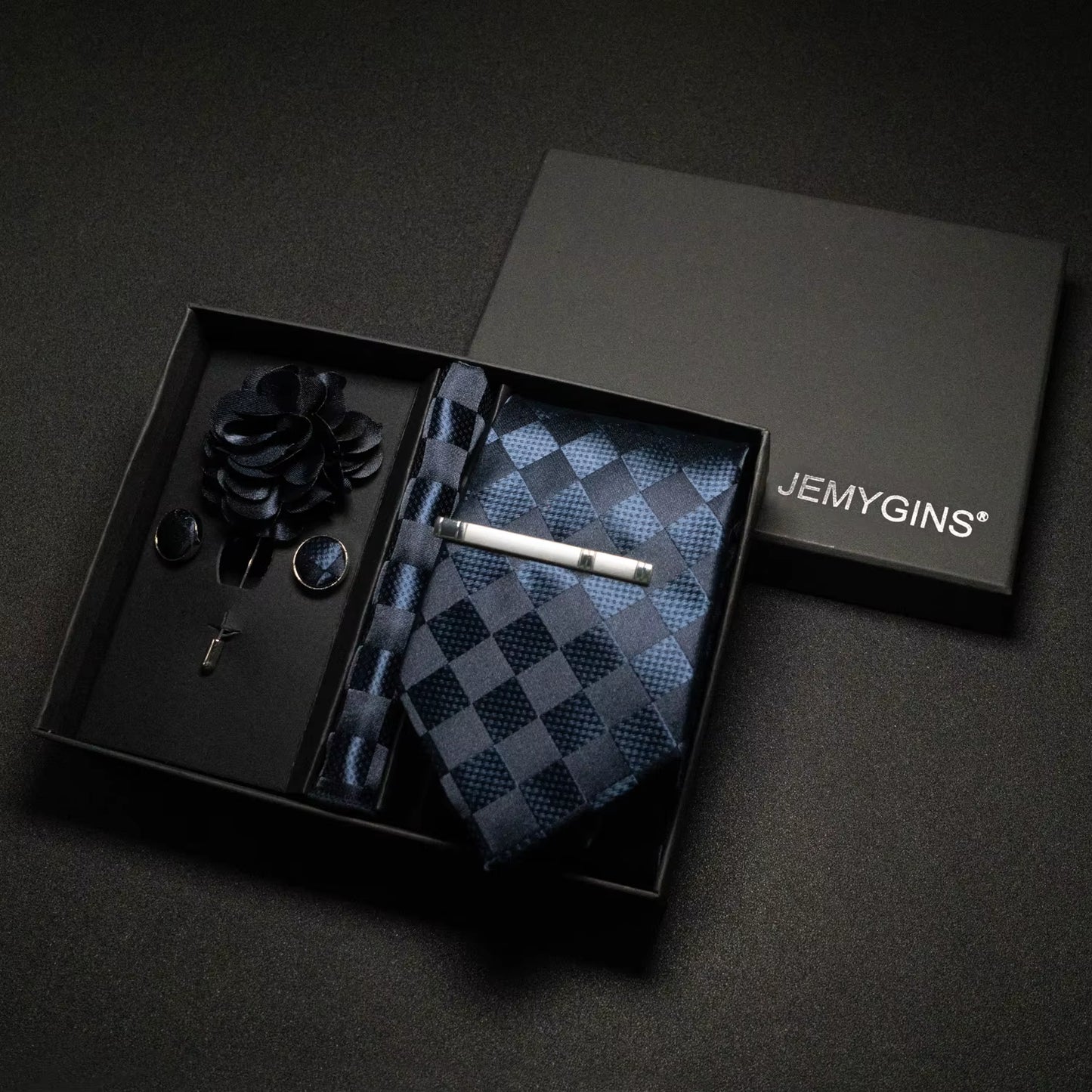 Wine Red Men Tie Paisley Silk Tie Pocket Square Cufflink Luxury Gift Box Set Wedding Gravat Accessories Neck Tie for Men